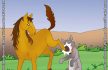Serigala Lapar Pura-Pura Jadi Dokter Untuk Mengelabui Kuda yang Cerdik