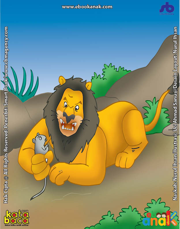 Singa Marah Saat Tikus Mengganggu Tidur Siangnya
