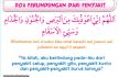 khat bacaan doa perlindungan dari penyakit