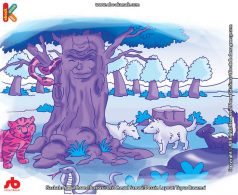 10 menit kumpulan dongeng teladan ilustrasi pohon muda yang pemarah dan pohon tua yang bijak