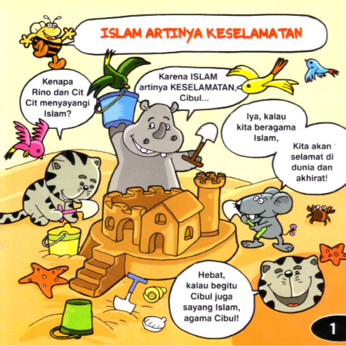 baca dan download gratis seri balita shalih Menyayangi Islam artinya