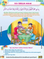 belajar mengenal adab dan doa sebelum makan