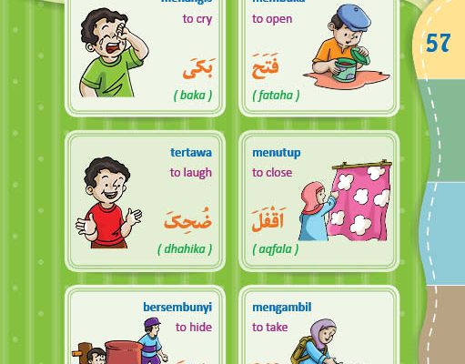 download gratis ebook pdf kamus bergambar 3 bahasa indonesia, inggris, arab mengenal kata kerja (3)