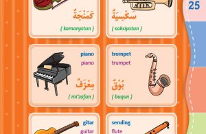 download gratis ebook pdf kamus bergambar 3 bahasa indonesia, inggris, arab nama nama alat musik 1