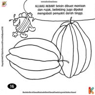 ebook seri mewarnai cerita thayyibah allahu akbar Manfaat Buah Belimbing Mengobati Penyakit Darah Tinggi