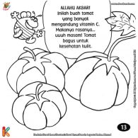 ebook seri mewarnai cerita thayyibah allahu akbar Manfaat Buah Tomat untuk Kesehatan Kulit dan Banyak Vitamin C nya