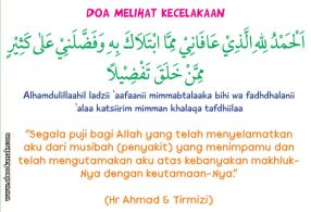 khat bacaan doa ketika melihat kecelakaan