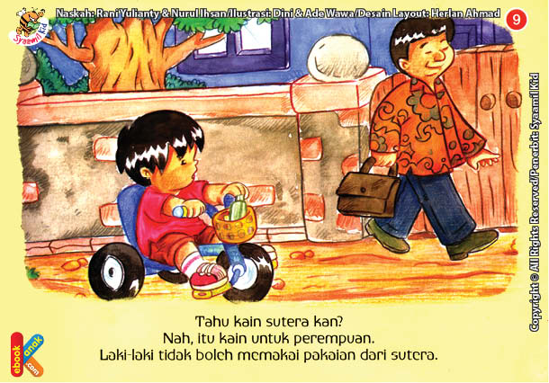seri kebiasaan anak shalih bagaimana aku berpakaian jika laki-laki jangan pakai kain sutera