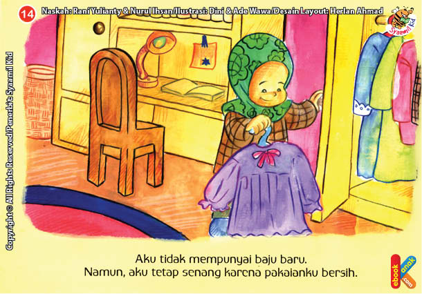 Berpakaian yang bersih dan menutup aurat