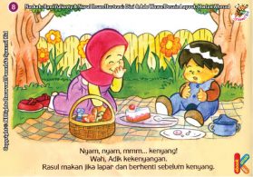 seri kebiasaan anak shalih makan saat lapar dan berhenti makan sebelum kenyang