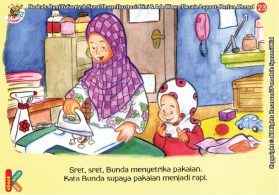 seri kebiasaan anak shalih menyetrika pakaian agar rapi
