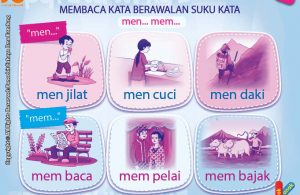 baca dan download gratis 10 menit mahir membaca, Membaca Kata Berawalan Suku Kata “men…” dan ” mem…”