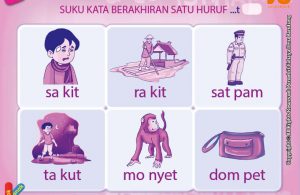 baca dan download gratis 10 menit mahir membaca, Suku Kata Berakhiran Satu Huruf “…t”