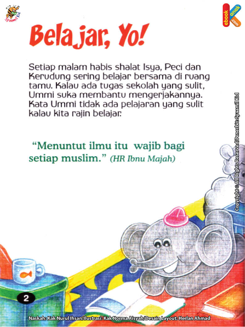 Menuntut Ilmu Wajib Bagi Setiap Muslim | Ebook Anak