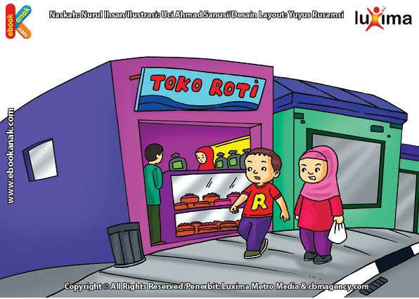 ilustrasi seri belajar islam sejak usia dini ayo berpuasa, Alif dan Alifa Menahan Diri dari Segala Hal yang Membatalkan Puasa