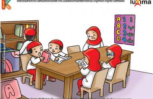 ilustrasi seri belajar islam sejak usia dini mengenal islam agamaku, Malaikat Akan Mendoakan dan Mencintai Orang Pencari Ilmu