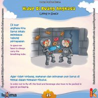 ebook seri sains anak mengenal alam semesta Rahasia Keajaiban Ruang Angkasa, Bagaimana Cara Astronot Mencegah Benda Melayang di Ruang Angkasa