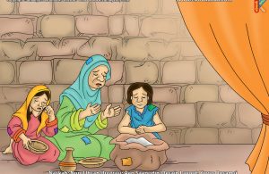 ilustrasi cinta nabi pahlawanku, Doa Ibu Pembeli Gandum Agar Didatangkan Seorang Nabi ke Negeri Madyan