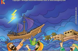 ilustrasi cinta nabi pahlawanku, Istri dan Putra Nabi Nuh Tewas Tenggelam Diterjang Banjir