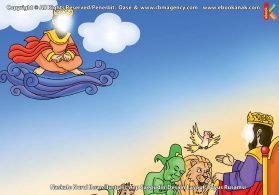 ilustrasi cinta nabi pahlawanku, Kendaraan Angin Super Cepat Milik Nabi Sulaiman
