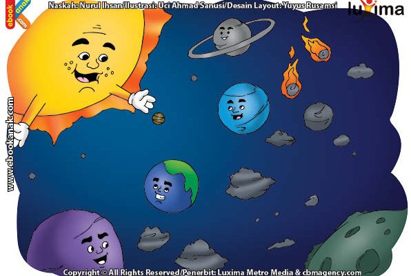 ilustrasi rahasia keajaiban ruang angkasa, Semua Planet di Tata Surya Selalu Berkeliling Sesuai Jalurnya