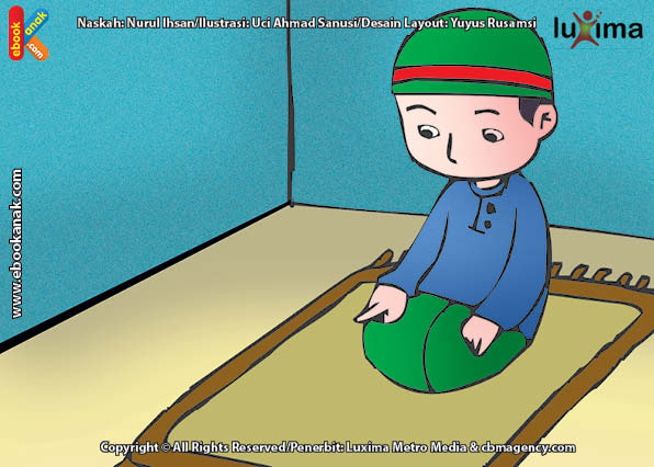 ilustrasi seri belajar islam sejak usia dini ayo kita shalat, Tasyahud Awal Dilakukan dalam Shalat yang Jumlah Rokaatnya Lebih dari Dua