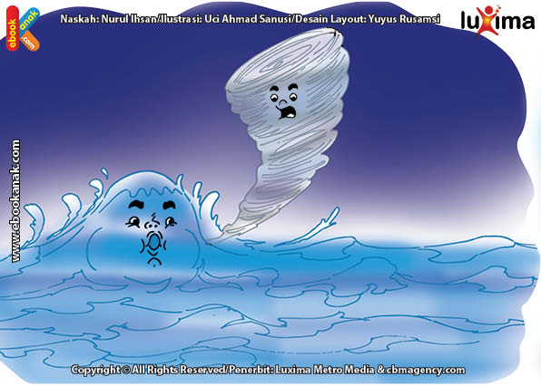 ilustrasi seri sains anak mengenal alam semesta rahasia keajaiban lautan, Ternyata Laut dapat Mengurangi Pemanasan Global