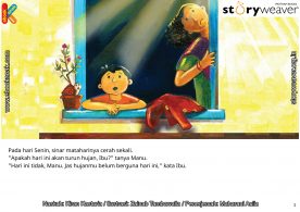 02 Illustrasi buku cerita Jas Hujan, Hari yang Cerah