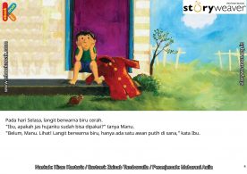 03 Illustrasi buku cerita Jas Hujan, Apakah Jas Hujanku Sudah Bisa Dipakai