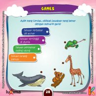 Rahasia Keajaiban hewan, Lembar Aktivitas PAUD TK Belajar Menarik Garis