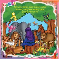 ebook Mengenal Nabi dan Rasul, Lembar Aktivitas PAUD TK Melingkari Gambar Binatang