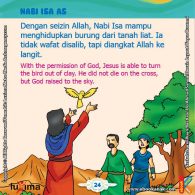 ebook Mengenal Nabi dan Rasul, Nabi Isa Pandai Menghidupkan Burung dari Tanah Liat