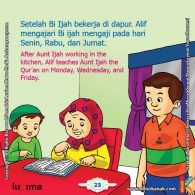 ebook seri belajar islam sejak usia dini Ayo Belajar Mengaji, Alif Mengajari Bi Ijah Membaca Al Quran