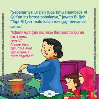 ebook seri belajar islam sejak usia dini Ayo Belajar Mengaji, Bi Ijah Malu Kalau Mengaji Bersama-sama