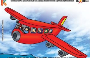 ilustrasi seri belajar islam sejak usia dini ayo belajar manasik haji, Ayah Bunda Pergi Ibadah Haji Naik Pesawat Terbang