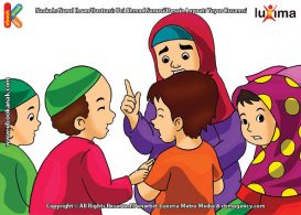 ilustrasi seri belajar islam sejak usia dini ayo belajar mengaji, Belajar Mengaji dengan Tertib dan Sungguh-Sungguh