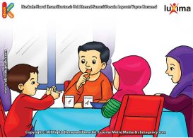 ilustrasi seri belajar islam sejak usia dini ayo belajar mengaji, Berbagi Ilmu dengan Mengajarkan