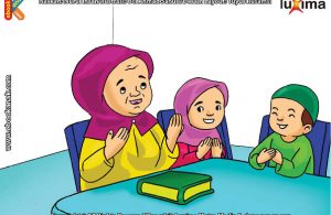 ilustrasi seri belajar islam sejak usia dini ayo belajar mengaji, Bi Ijah Akhirnya Pandai Membaca Al Quran