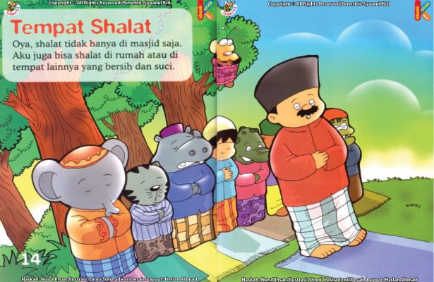 ebook seri fiqih anak asyiknya aku shalat wajib, Di Tempat Mana Saja Kita Bisa Shalat
