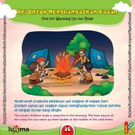 ebook seri sains anak alam semesta Rahasia Keajaiban Api, Apa Manfaat Api Unggun Bagi Anak Pramuka