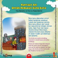 ebook seri sains anak alam semesta Rahasia Keajaiban Api, Bagaimana Cara Membuat Batu Bata yang Kuat dan Keras