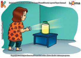 ilustrasi rahasia keajaiban cahaya, Apakah Benda Bening Bisa Ditembus Cahaya