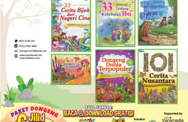 baca dan download ebook gratis paket 6 judul buku dongeng anak