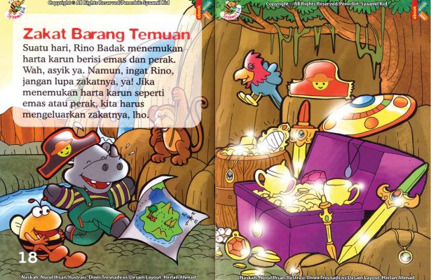 ebook seri fiqih anak asyiknya aku berzakat, Jika Menemukan Harta Karun, Apa Harus Kita Zakati