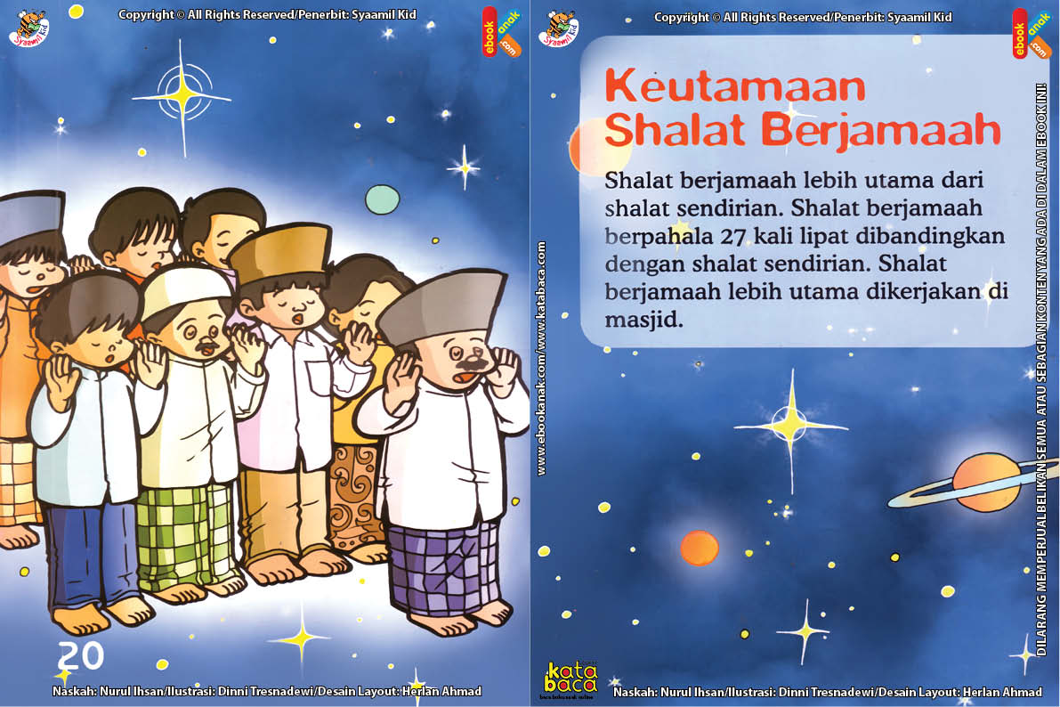 Download Ebook Seri Fiqih Anak, Asyiknya Aku Shalat Berjamaah, Keutamaan Shalat Berjamaah