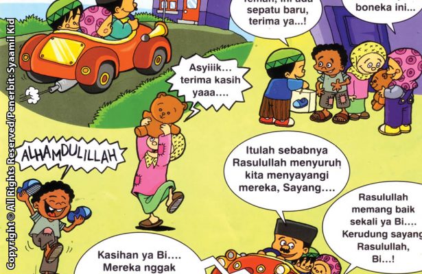Download ebook Seri Balita Shalih, Menyayangi Rasulullah, Peci dan Kerudung Sayang Anak Yatim