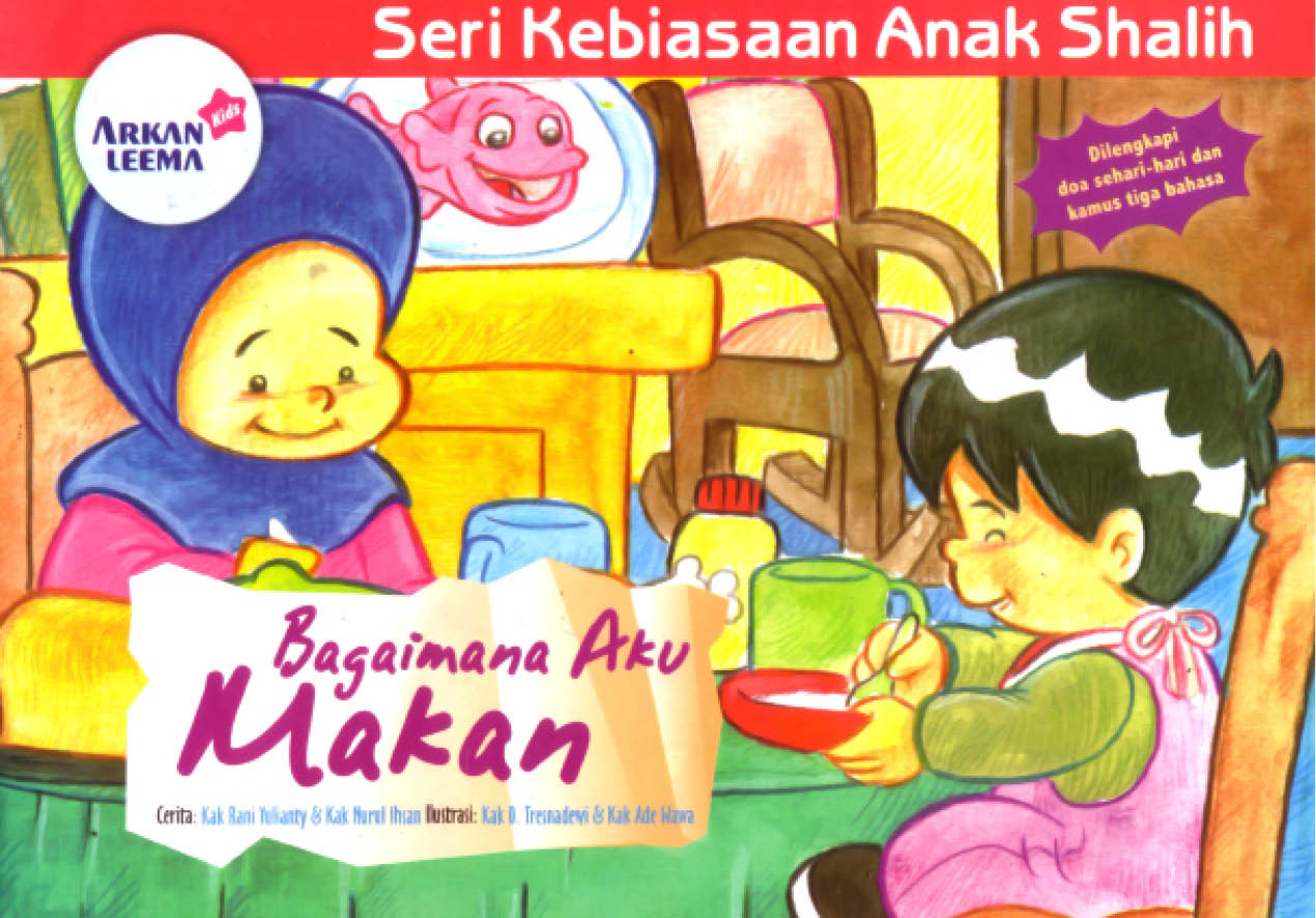 cover depan seri kebiasaan anak shalih bagaimana aku makan