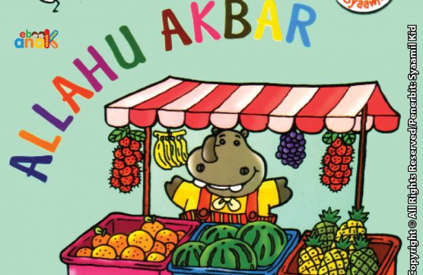 cover depan seri mewarnai cerita thayyibah allahu akbar