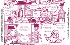 baca buku online komik ibadah centil centil cerdas, siapa orang seram yang bertamu ke rumah binti
