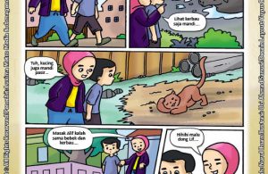 ebook seri komik adab anak muslim adab bersuci, Masak Alif Kalah Sama Kerbau (2)